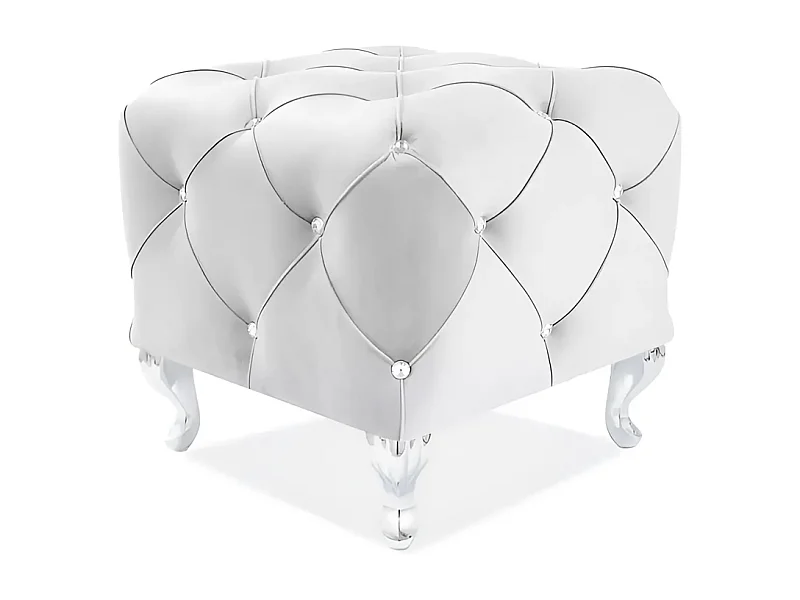 Pouf Hestia-k/Tissu-Velours/Gris