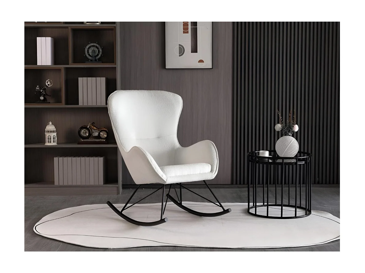 Fauteuil à bascule Liberto 3/blanche