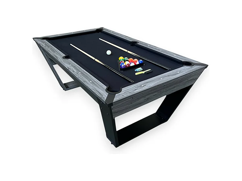 7 Fuß Schwarzer Design-Billardtisch – Scorpion