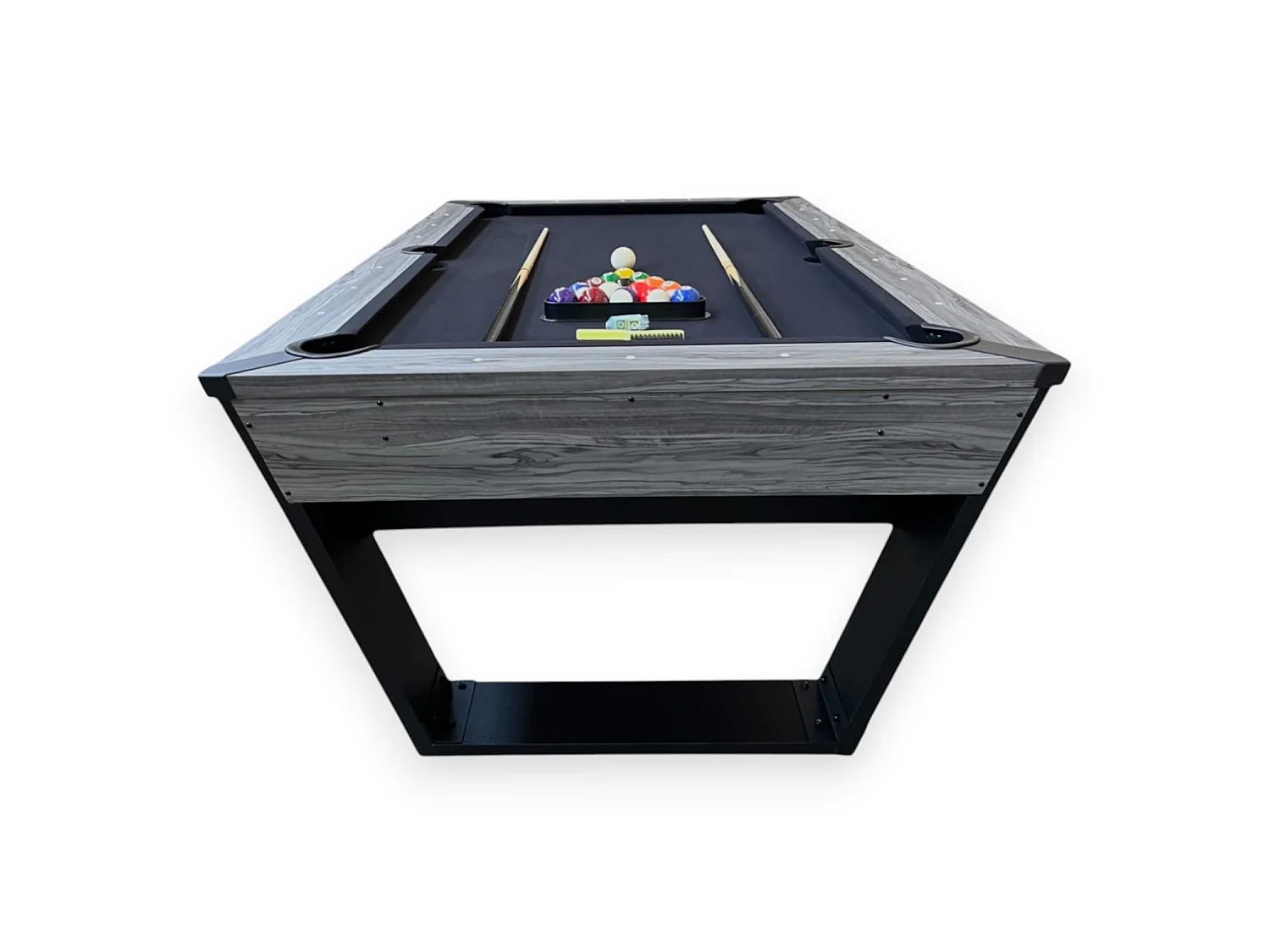 Designer Black 7 ft Pool Table  with Complete Accessories Set – Scorpion