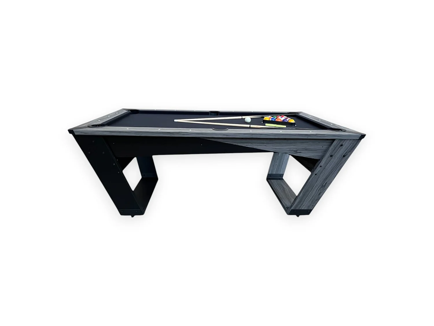 Designer Black 7 ft Pool Table  with Complete Accessories Set – Scorpion