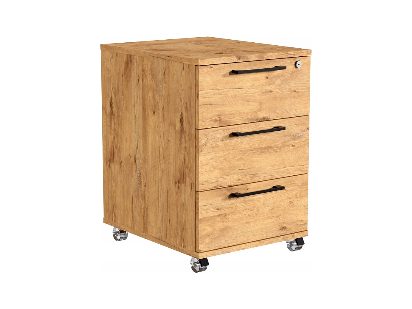 Conteneur de bureau mobile avec tiroirs sur roulettes Lancelot