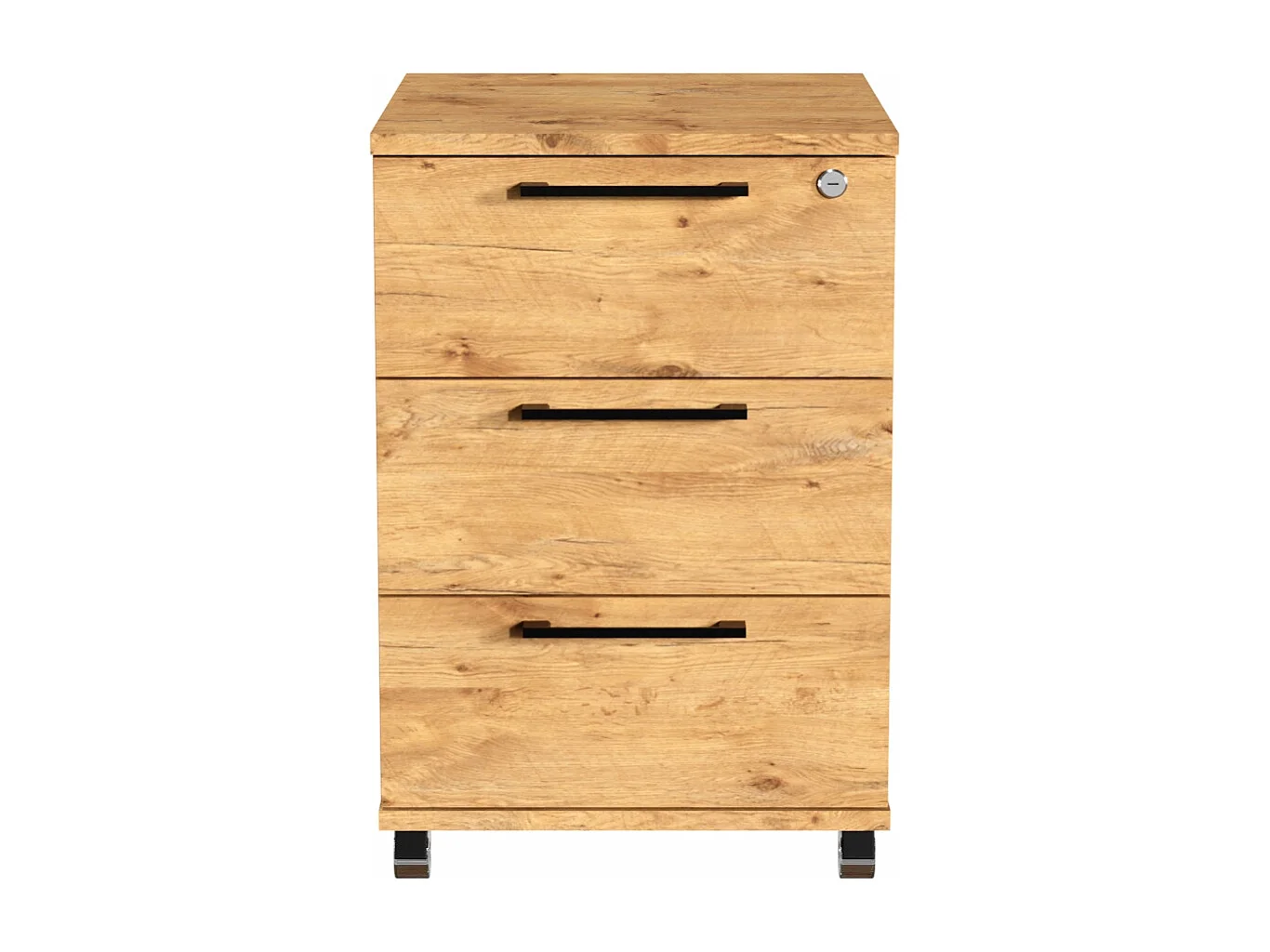 Conteneur de bureau mobile avec tiroirs sur roulettes Lancelot