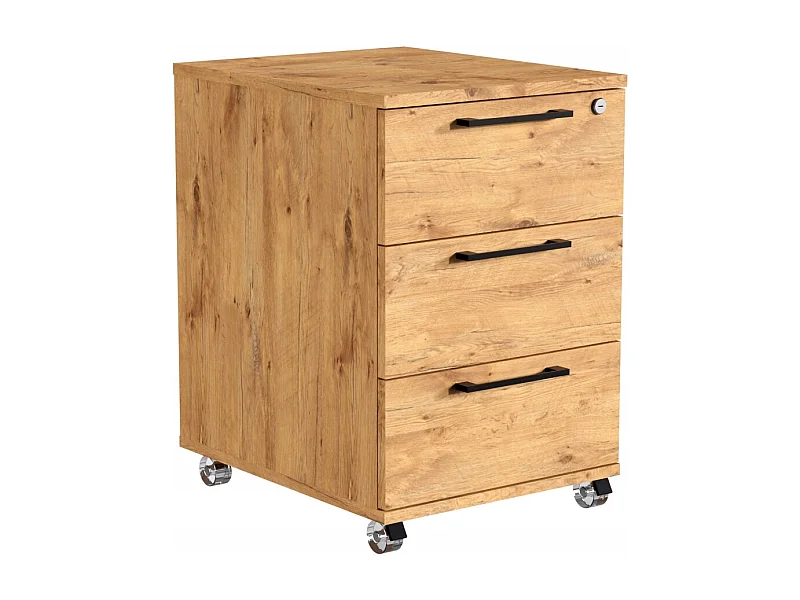 Conteneur de bureau mobile avec tiroirs sur roulettes Lancelot