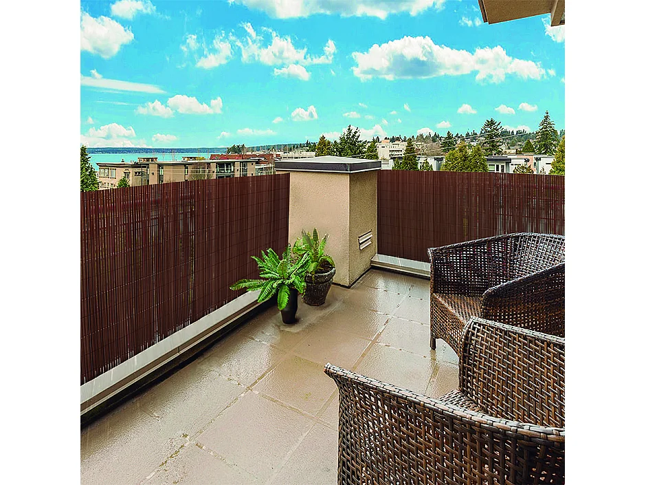 CAÑIZO DOBLE CARA SURFCANE 20 MM MARRÓN NORTENE 1X3 M