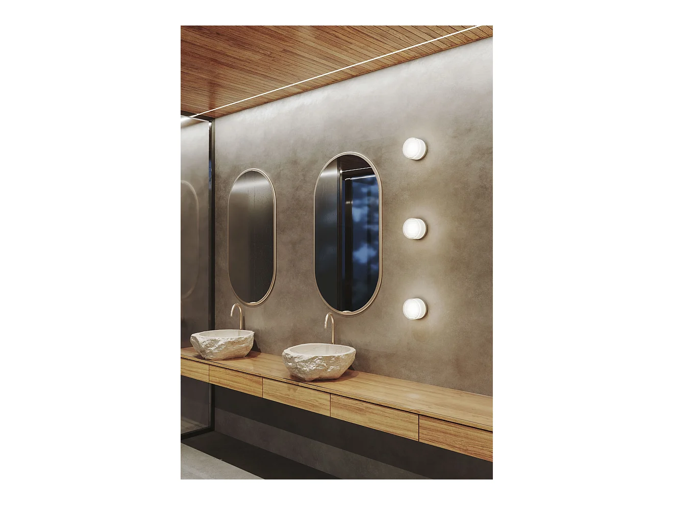 Beneito Faure Applique LED Oma 8W, IP65, Interrupteur CCT 2000K/2800K/4000K, Plafonnier Mural Vintage en Aluminium Turquoise