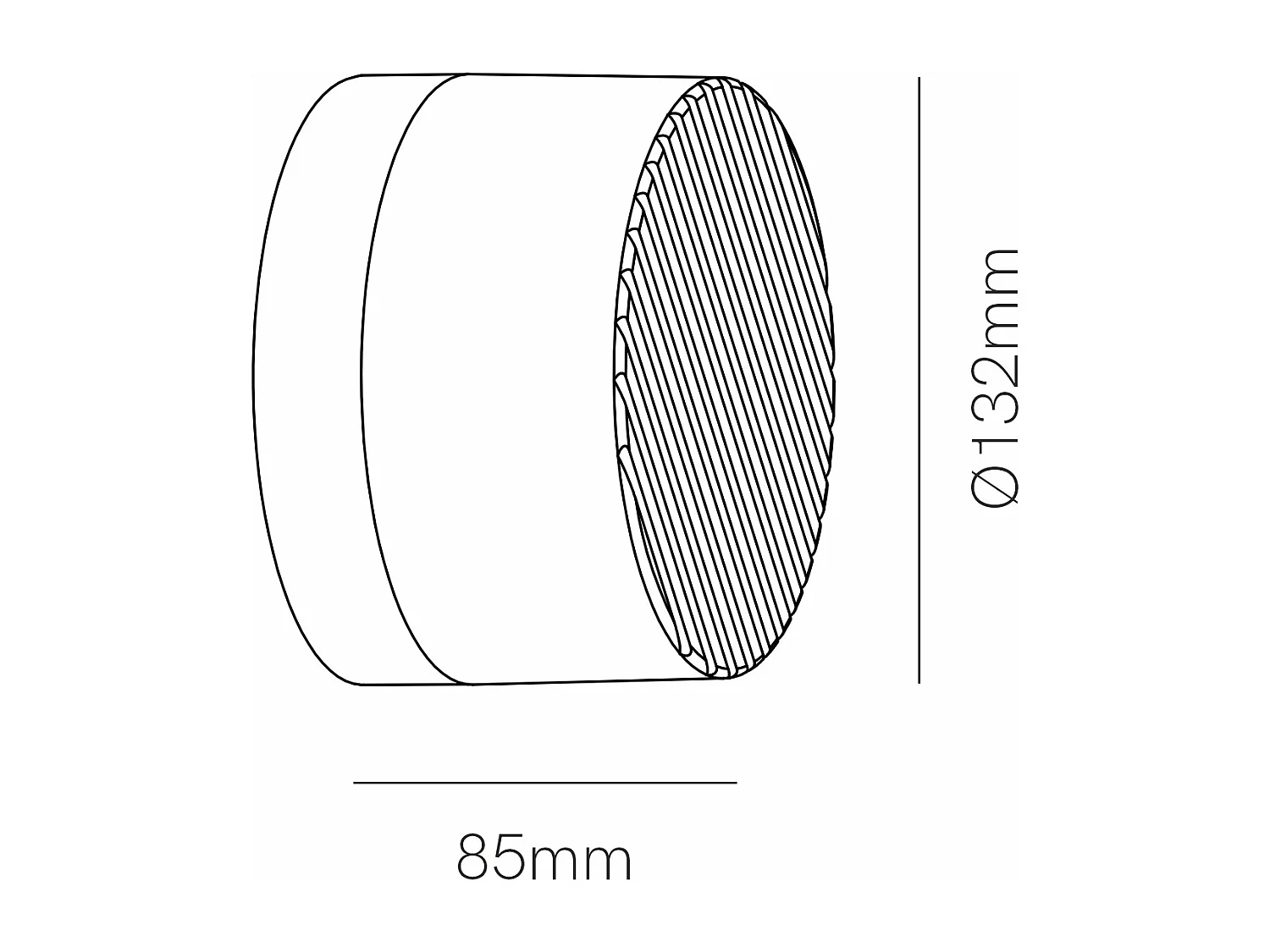 Beneito Faure Applique LED Oma 8W, IP65, Interrupteur CCT 2000K/2800K/4000K, Plafonnier Mural Vintage en Aluminium Blanc