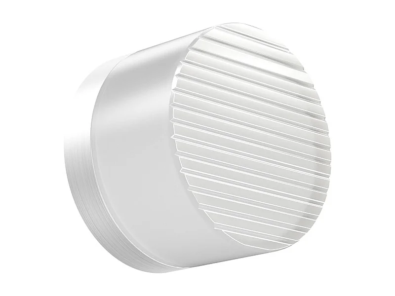 Beneito Faure Applique LED Oma 8W, IP65, Interrupteur CCT 2000K/2800K/4000K, Plafonnier Mural Vintage en Aluminium Blanc