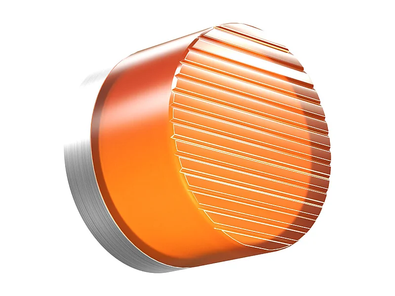 Beneito Faure Applique LED Oma 8W, IP65, Interrupteur CCT 2000K/2800K/4000K, Plafonnier Mural Vintage en Aluminium Ambre