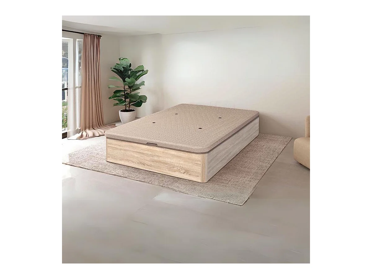 Canapé Sil 135x190 tapa tapizada 3D cambria 30 mm