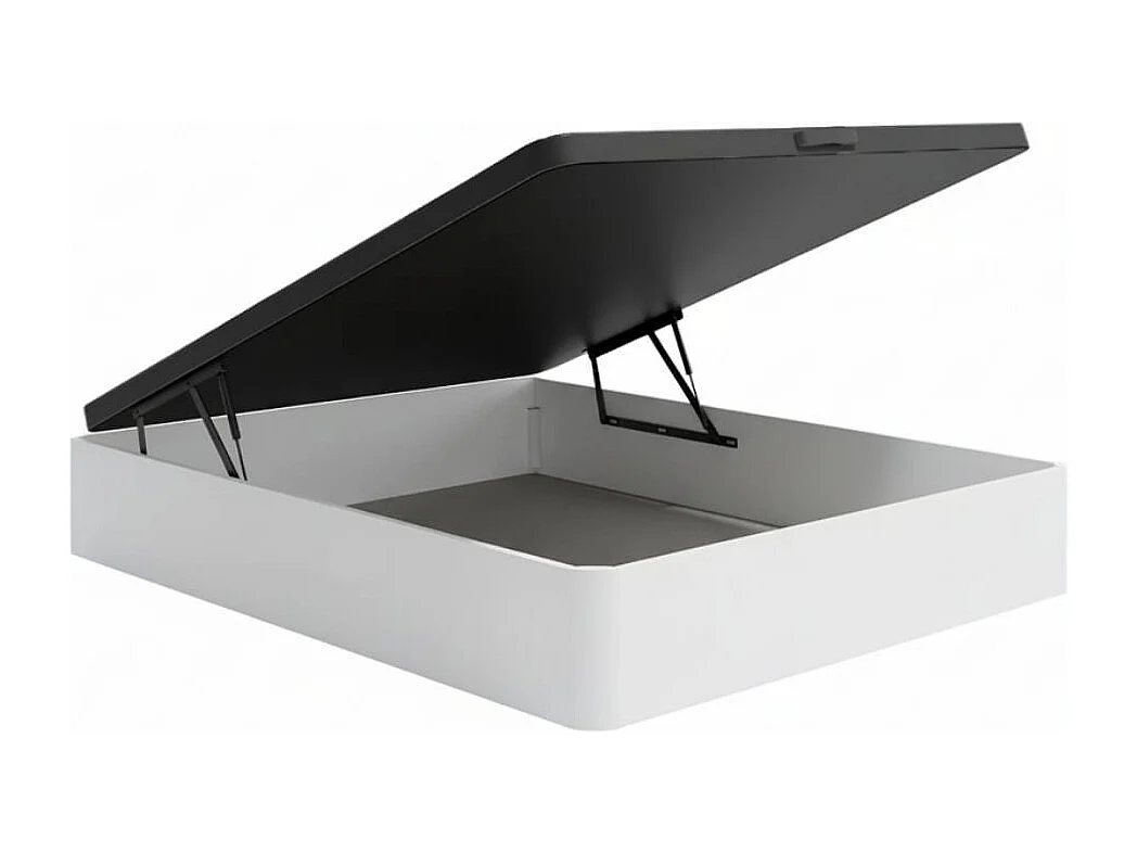 Canapé Atenas abatible tapizado 3D blanco 150x190 cm