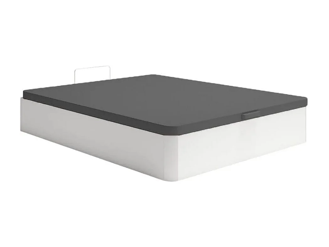 Canapé Atenas abatible tapizado 3D blanco 150x190 cm