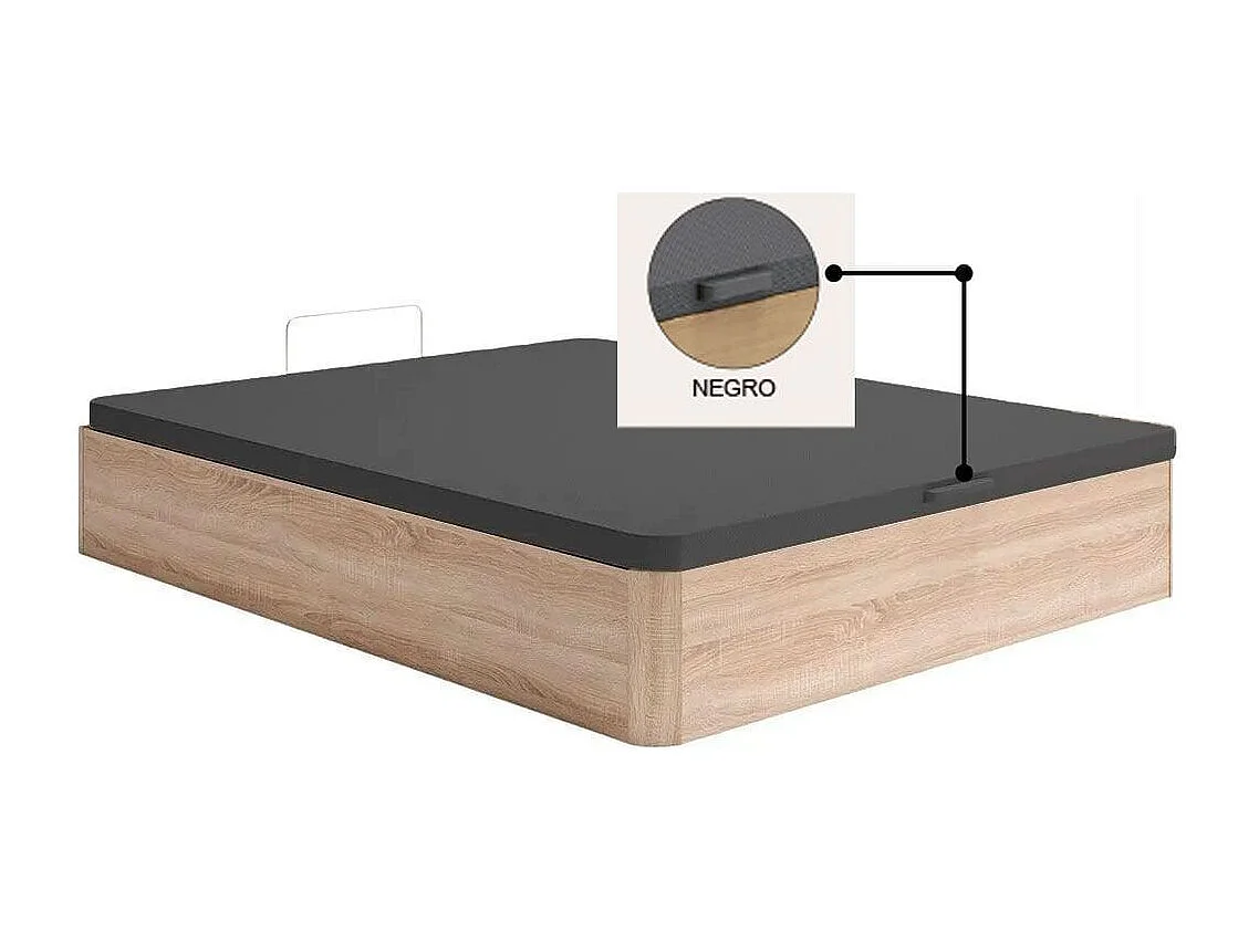 Canapé Atenas abatible tapizado 3D cambria 135x190 cm