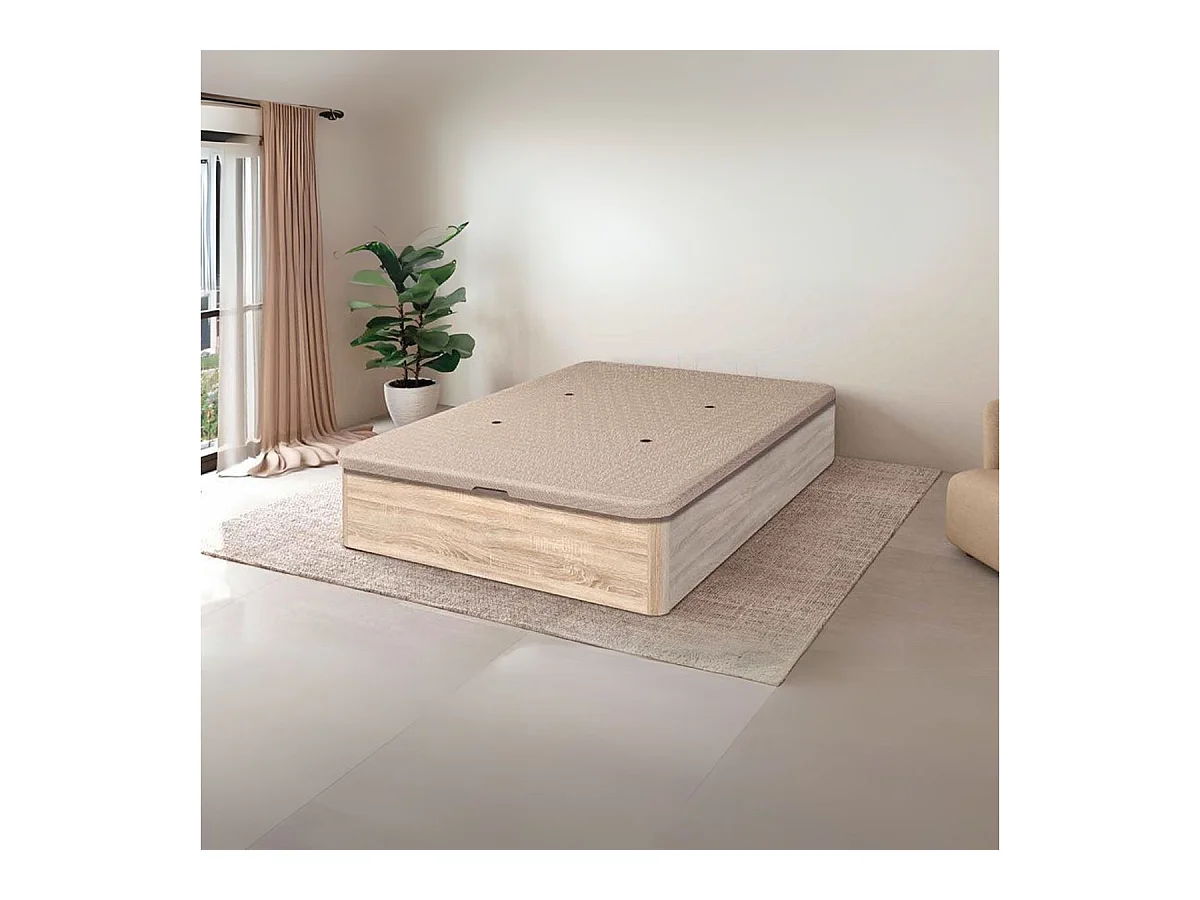 Canapé Guadiana 90x190 tapa tapizada 3D cambria 22 mm