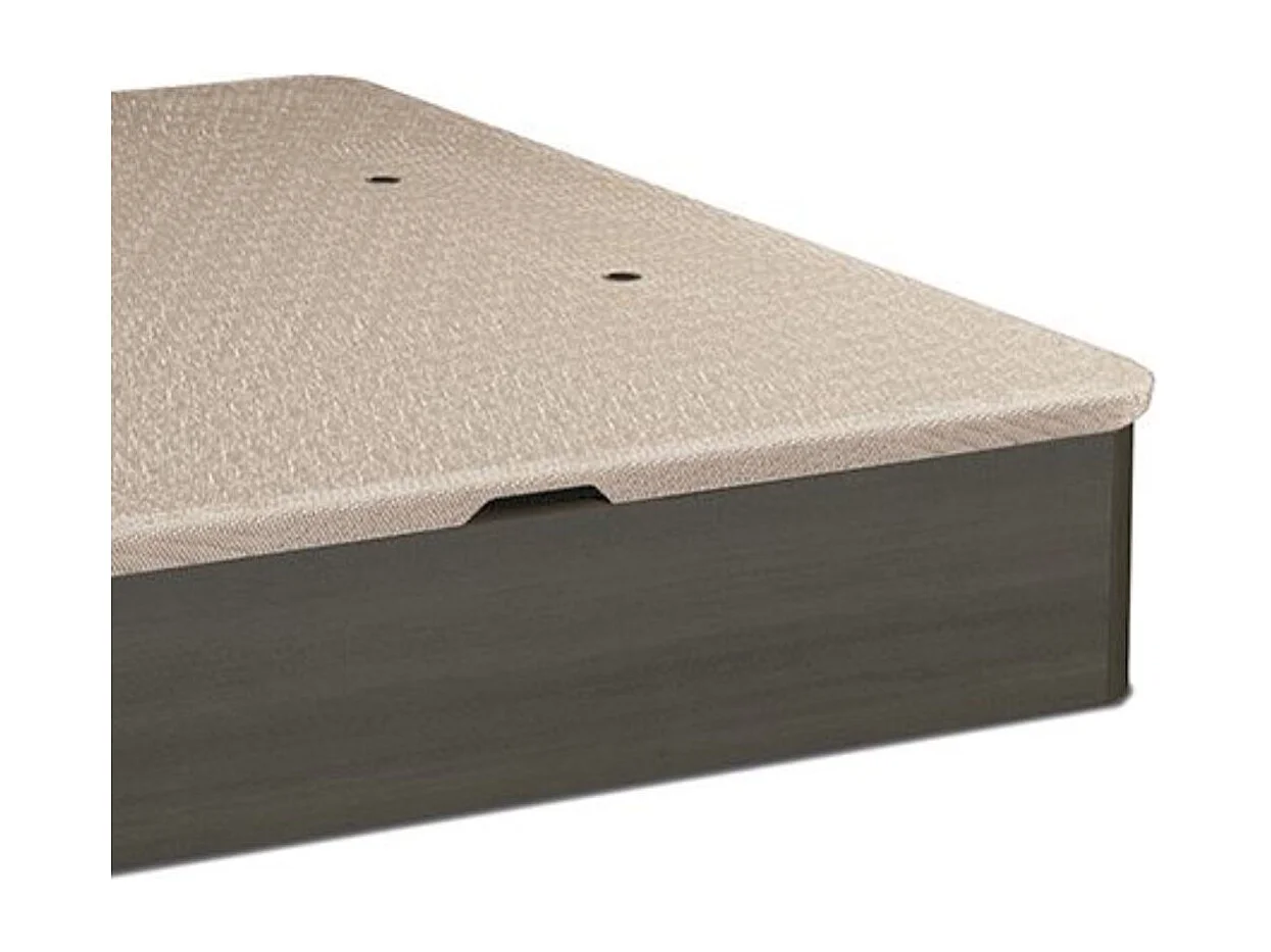 Canapé Guadiana 135x190 tapa tapizada 3D wengue 22 mm