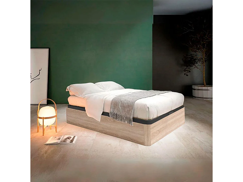 Canapé Atenas abatible tapizado 3D cambria 150x190 cm