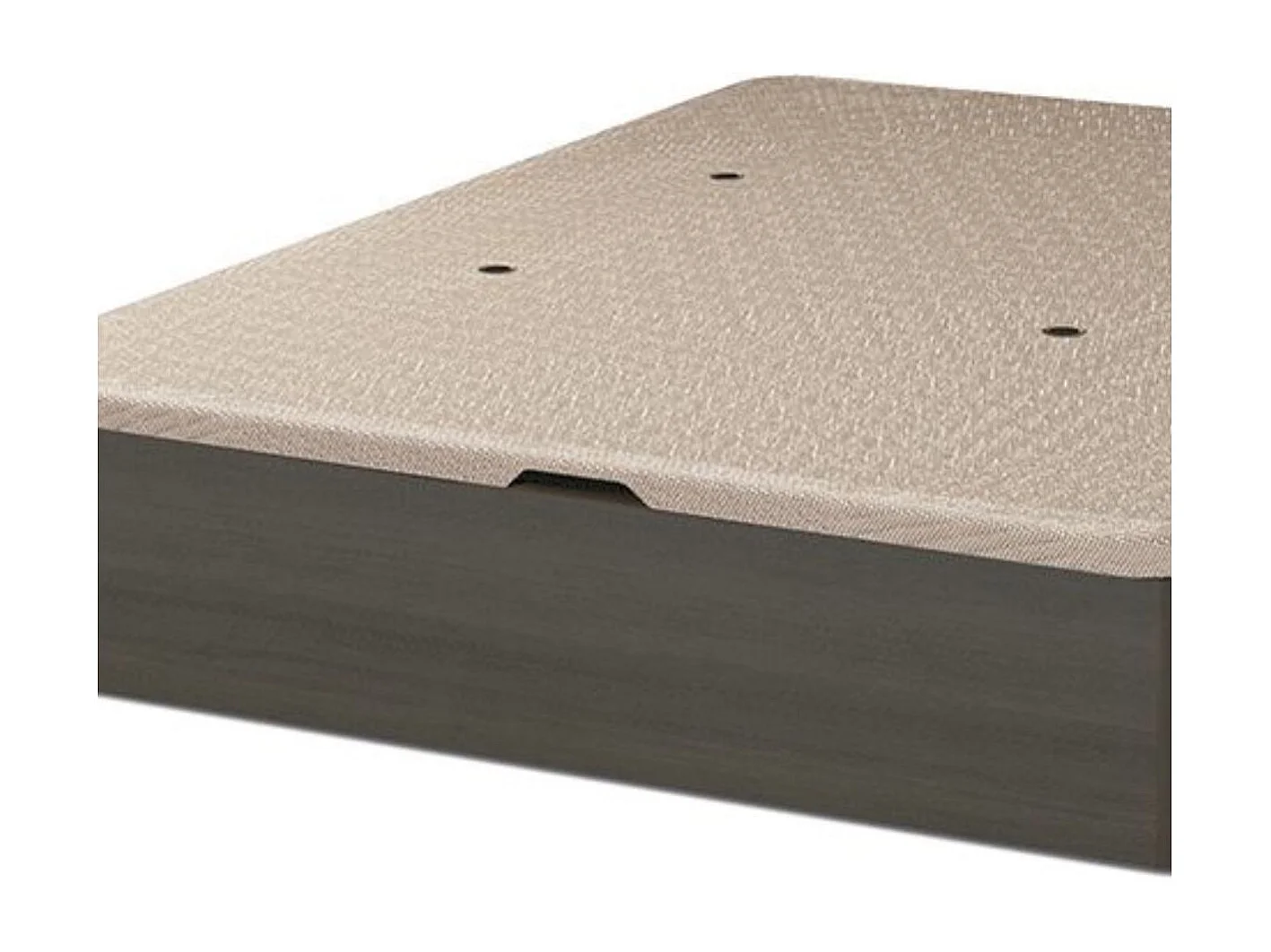 Canapé Sil 150x190 tapa tapizada 3D wengue 30 mm