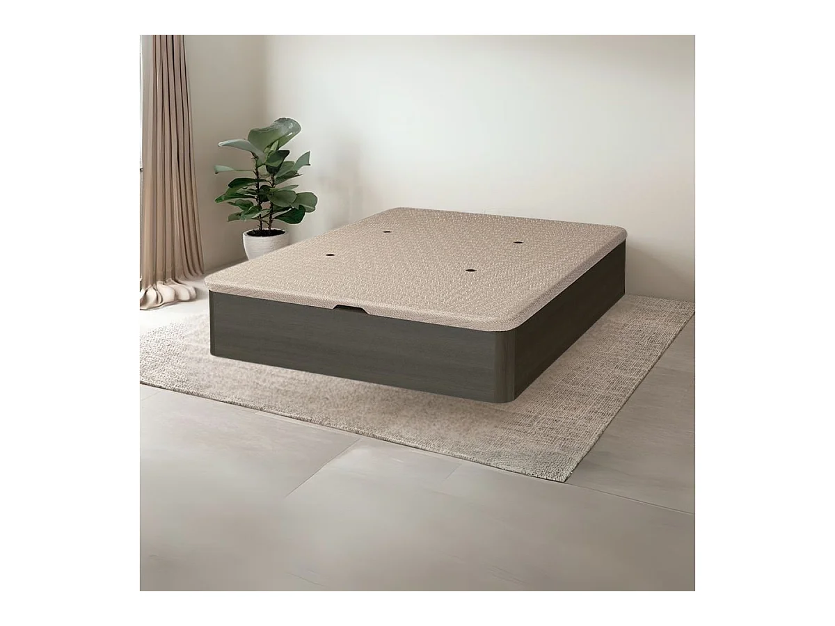 Canapé Guadiana 150x190 tapa tapizada 3D wengue 22 mm