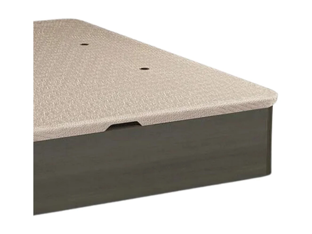 Canapé Guadiana 150x190 tapa tapizada 3D wengue 22 mm