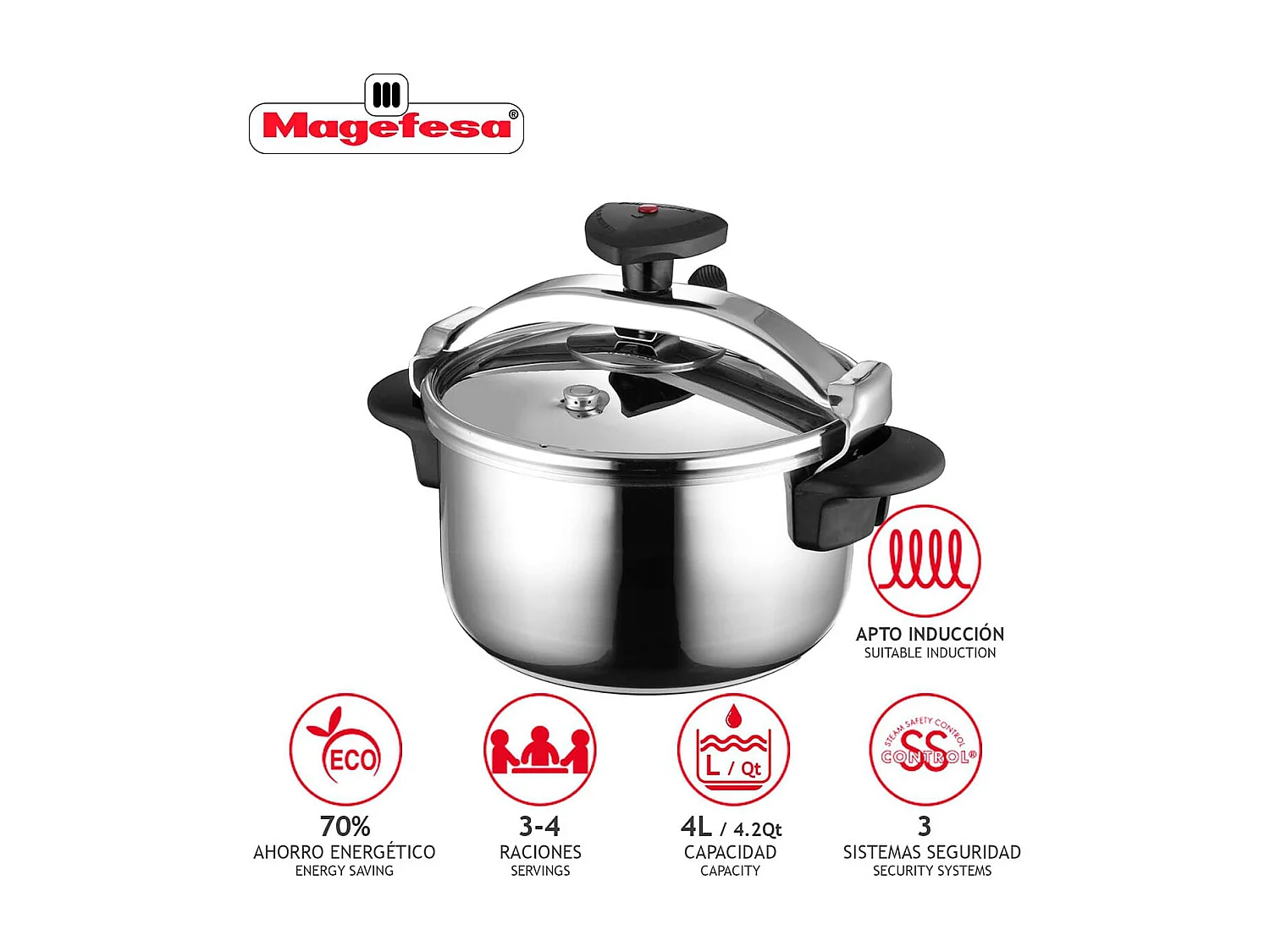 Olla a presión Star - 4 l