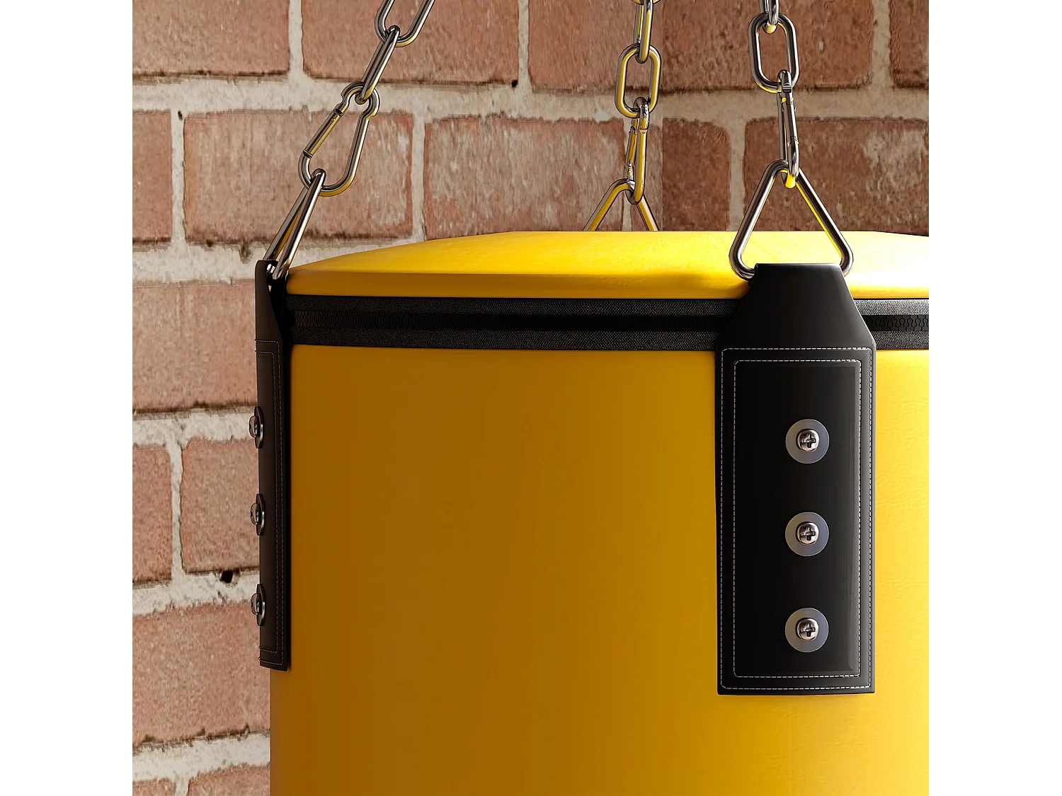 Saco de Boxe SPORTNOW Amarelo com Luvas e Protetores - Treino Completo para MMA e Muay Thai