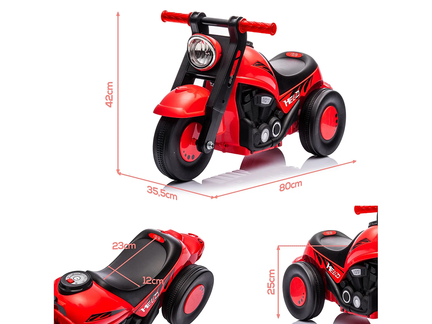 Carro Andador AIYAPLAY para Bebés com Música e Bolhas - Vermelho, até 30 kg