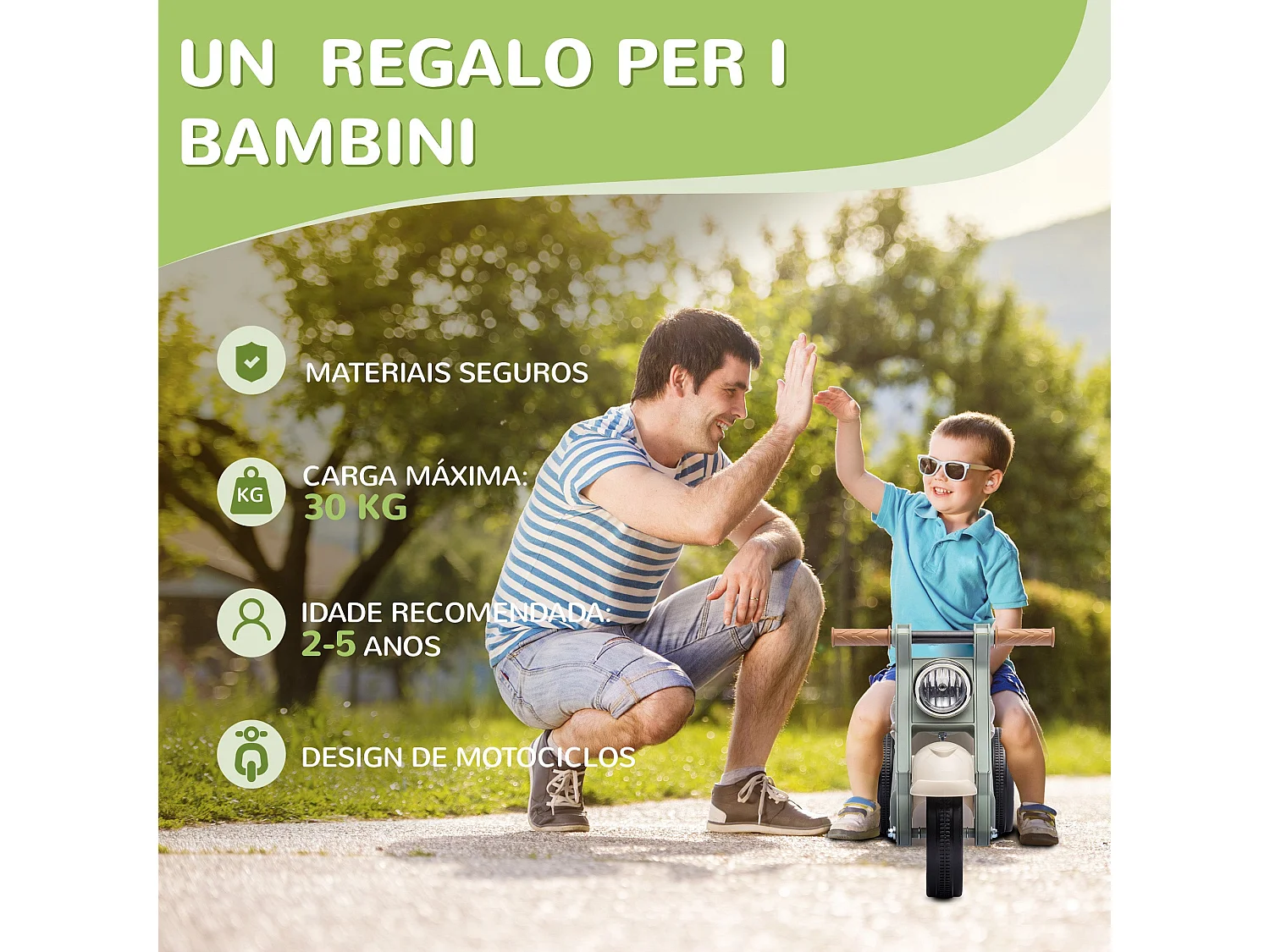 Carro Andador Musical para Bebés a Partir de 2 Anos - Mota Divertida com Bolhas e Carga de 30 kg