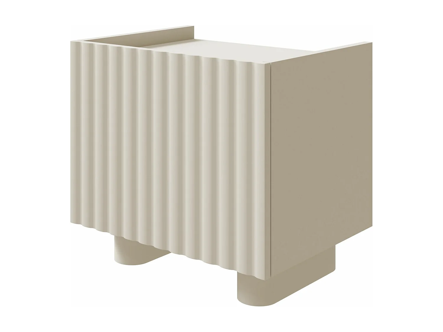 Nachttisch - Greige - 48 cm - FIORRA