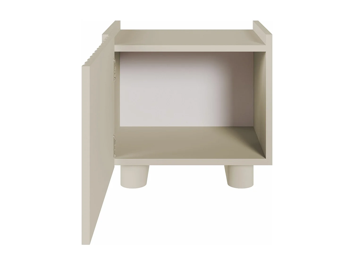 Nachttisch - Greige - 48 cm - FIORRA