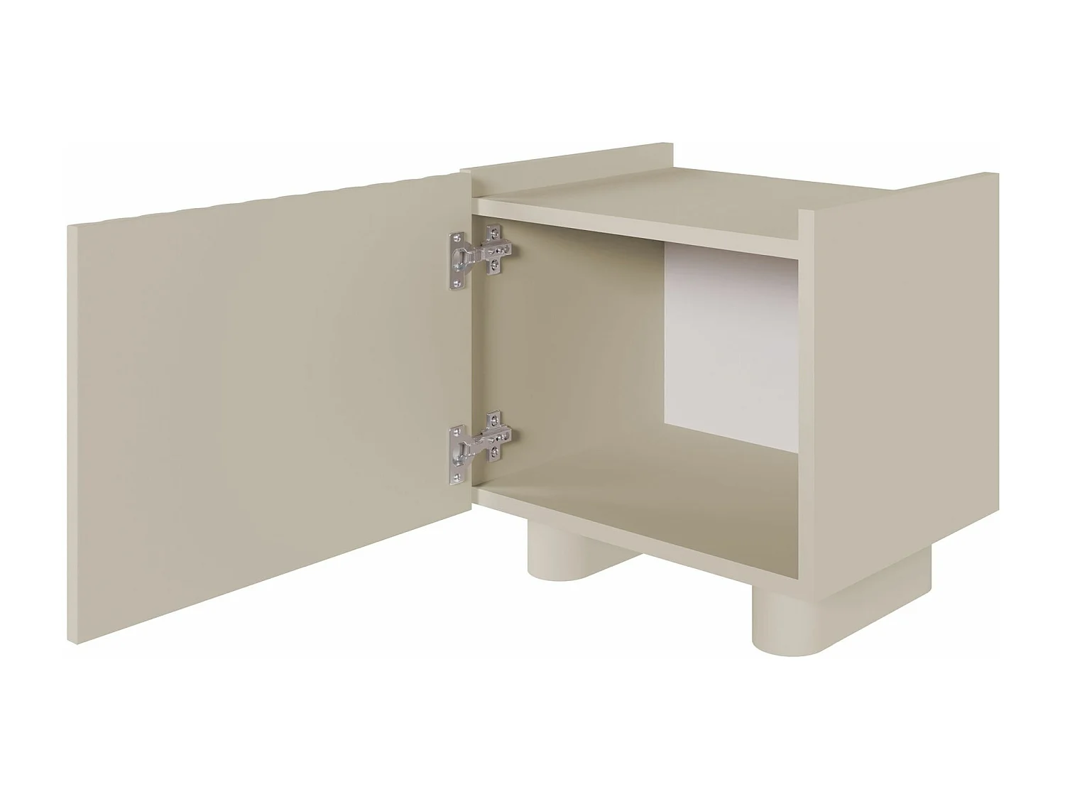 Nachttisch - Greige - 48 cm - FIORRA