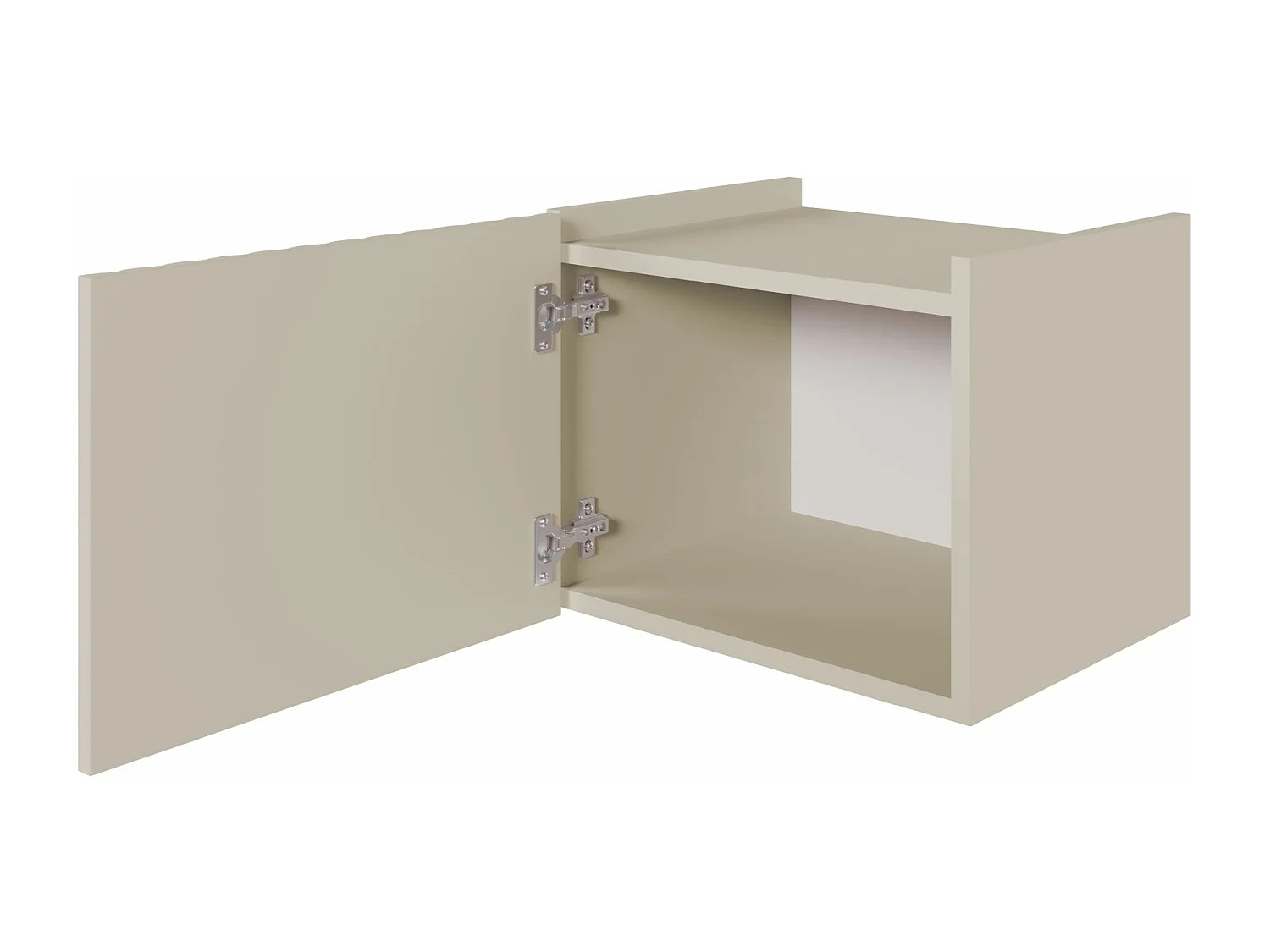 Table de chevet suspendue - 48 cm - grège - FIORRA