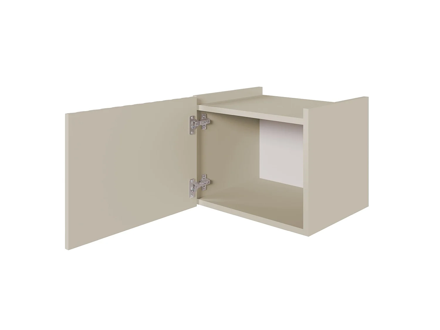 Table de chevet suspendue - 48 cm - grège - FIORRA