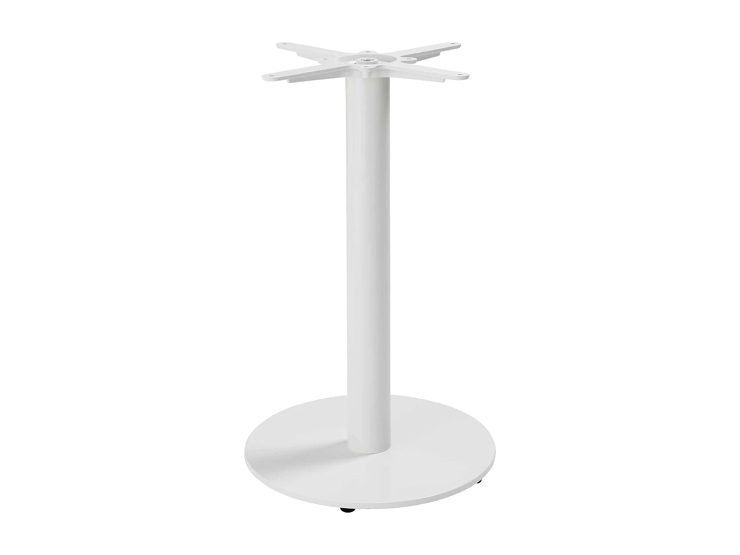 Table à manger carrée 60 cm pied blanc et revêtement marbre noir