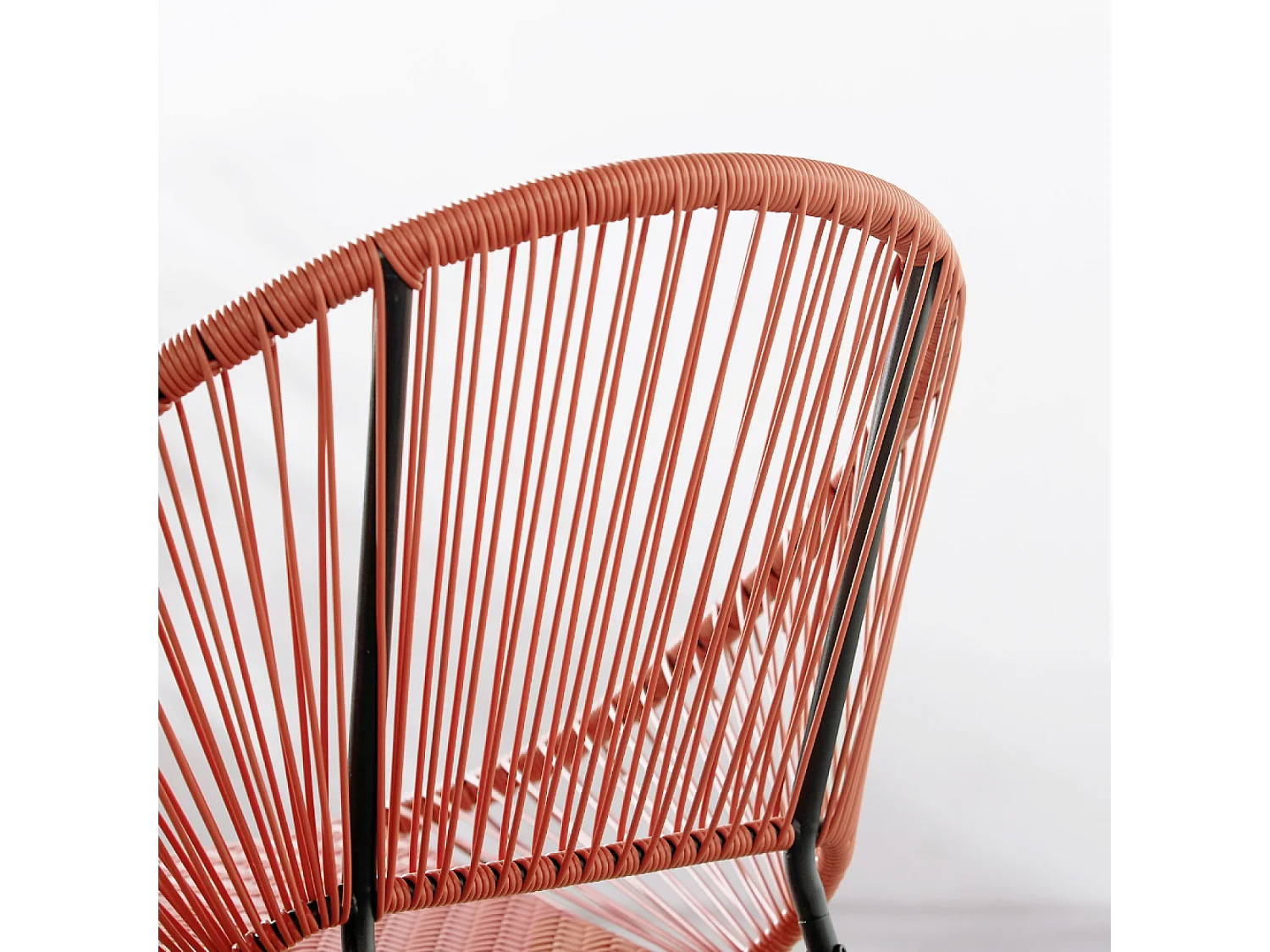 Conjunto de jardín de 2 plazas con mesa terracota ACAPULCO