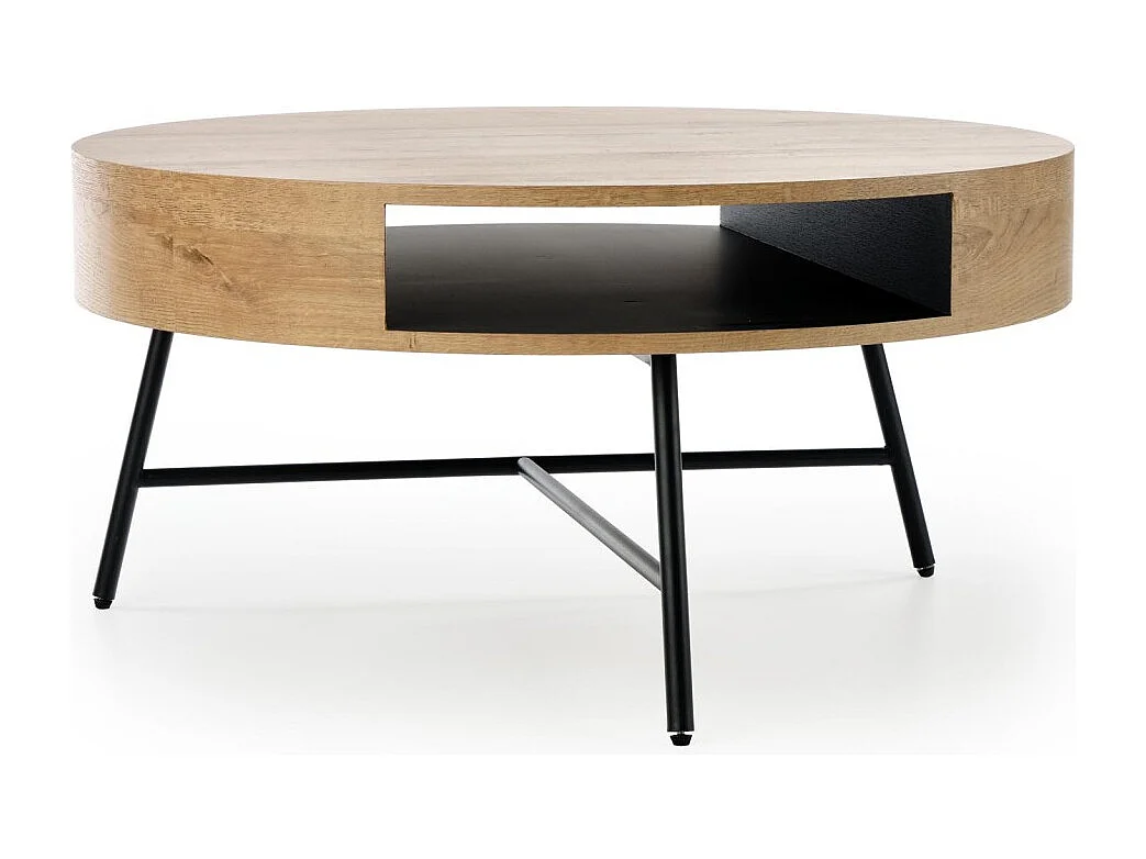 Couchtisch Camila/MDF/Metall/Braun