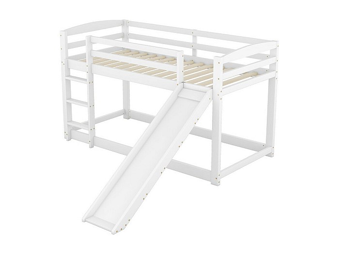 Letto per bambini in legno 140x200 cm - con barriera di sicurezza