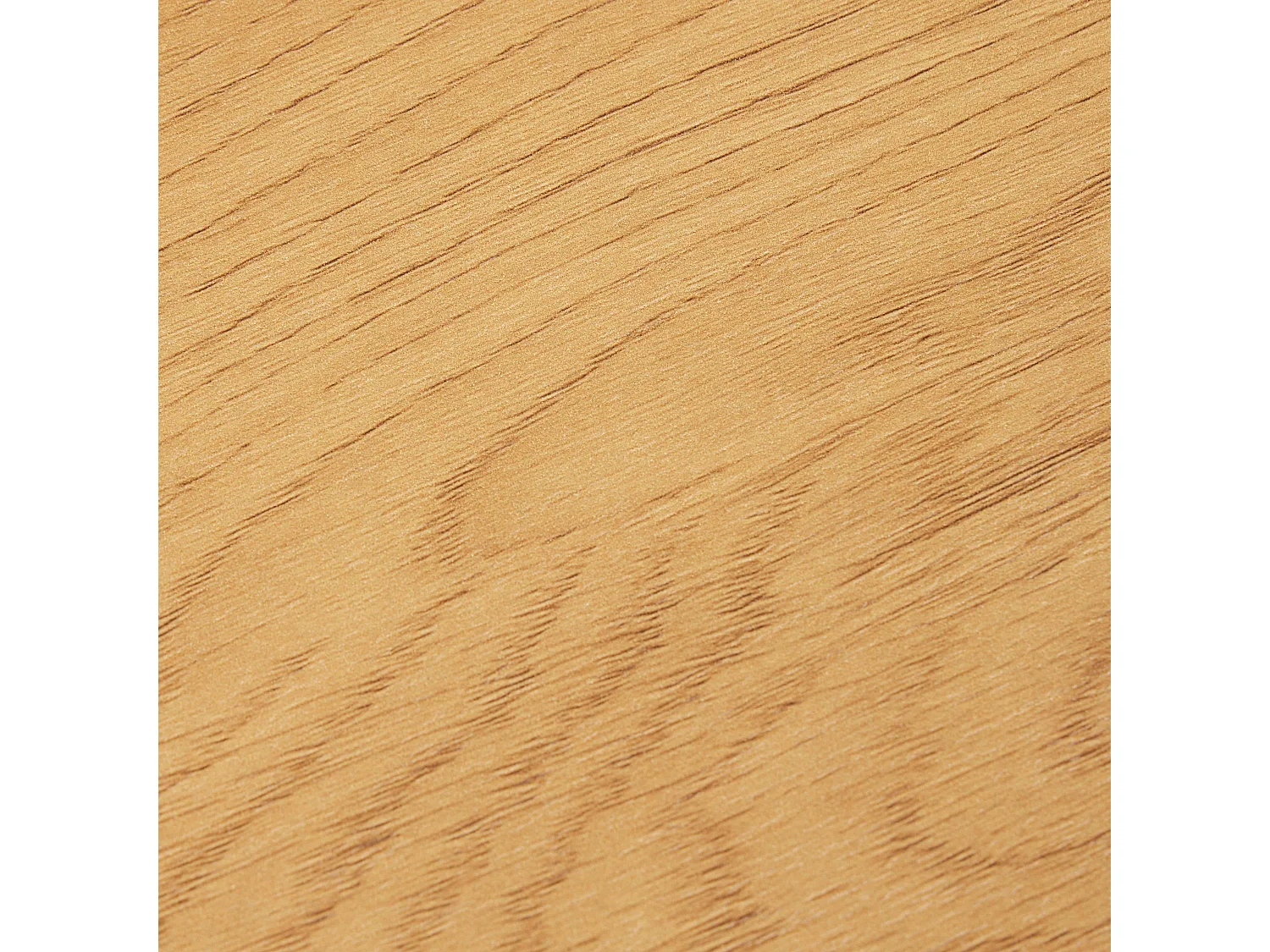 Table basse ovale en mélaminé bois