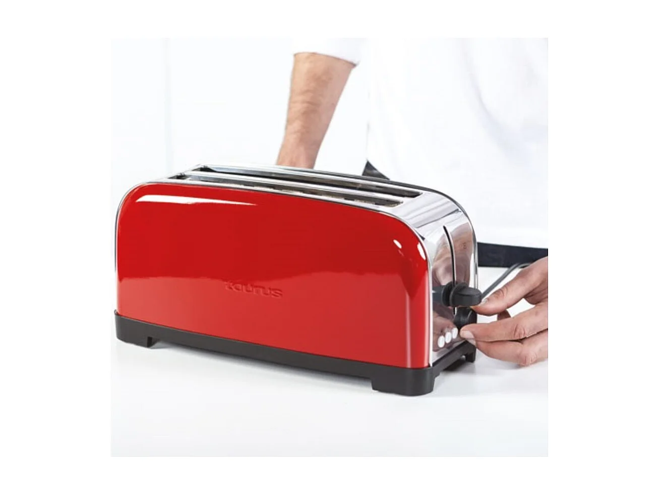 Taurus Grille-pains 2 fentes 1400w rouge - 960654000
