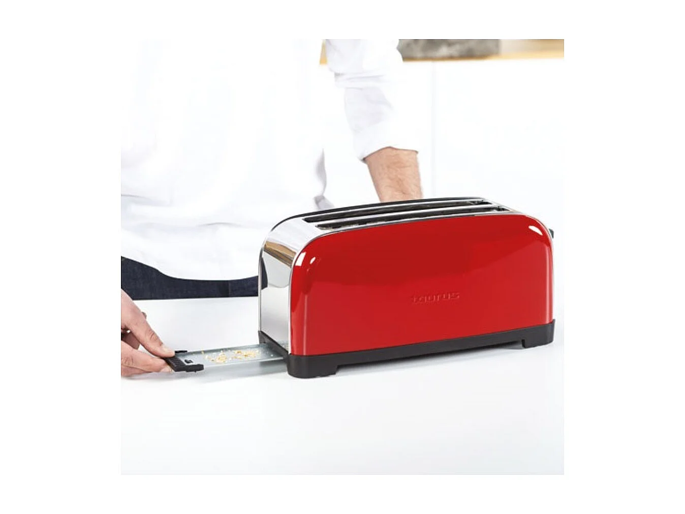 Taurus Grille-pains 2 fentes 1400w rouge - 960654000