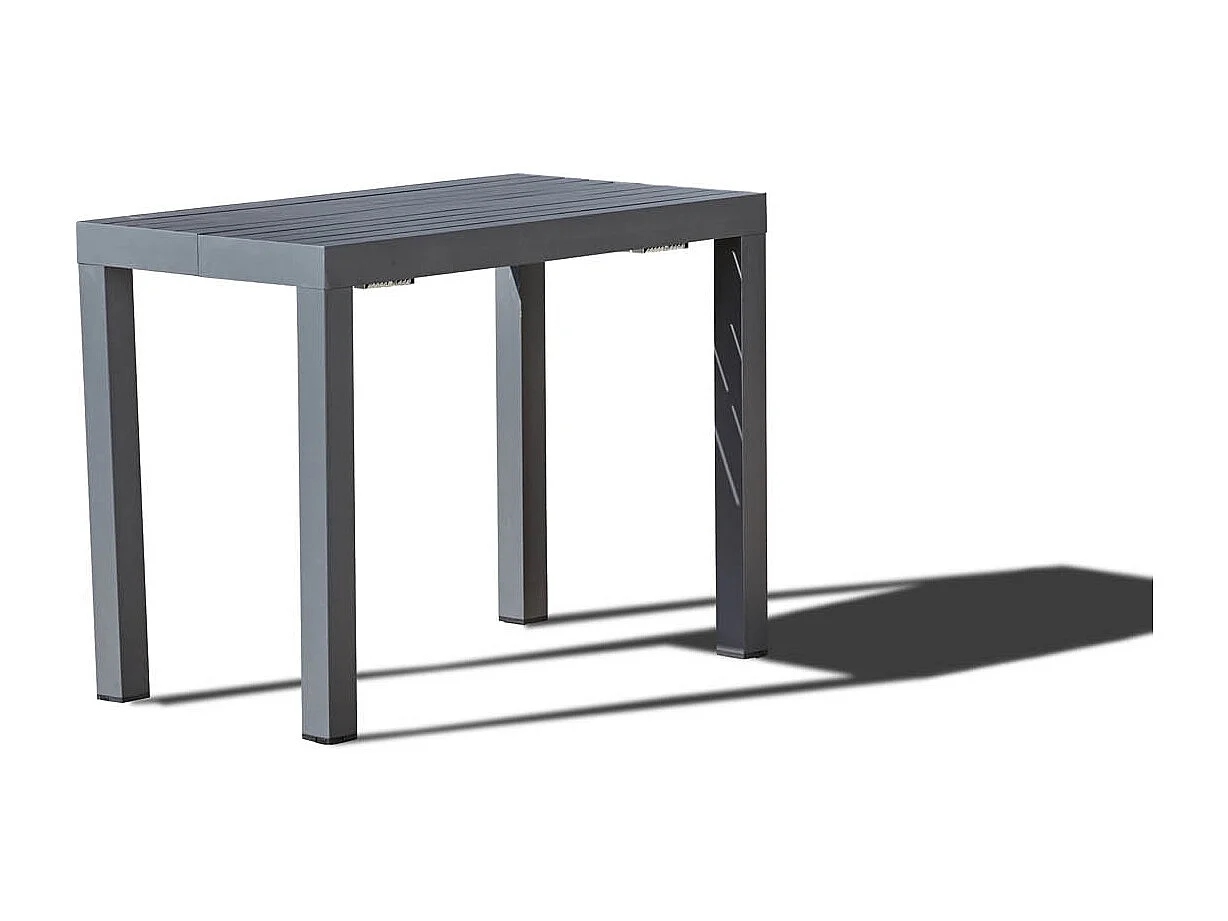 Console extensible aluminium 2-12pl + housse Console extensible aluminium