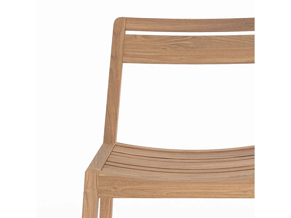 Tavolo e sedie da giardino per 8 persone in legno di teak riciclato - Nonza