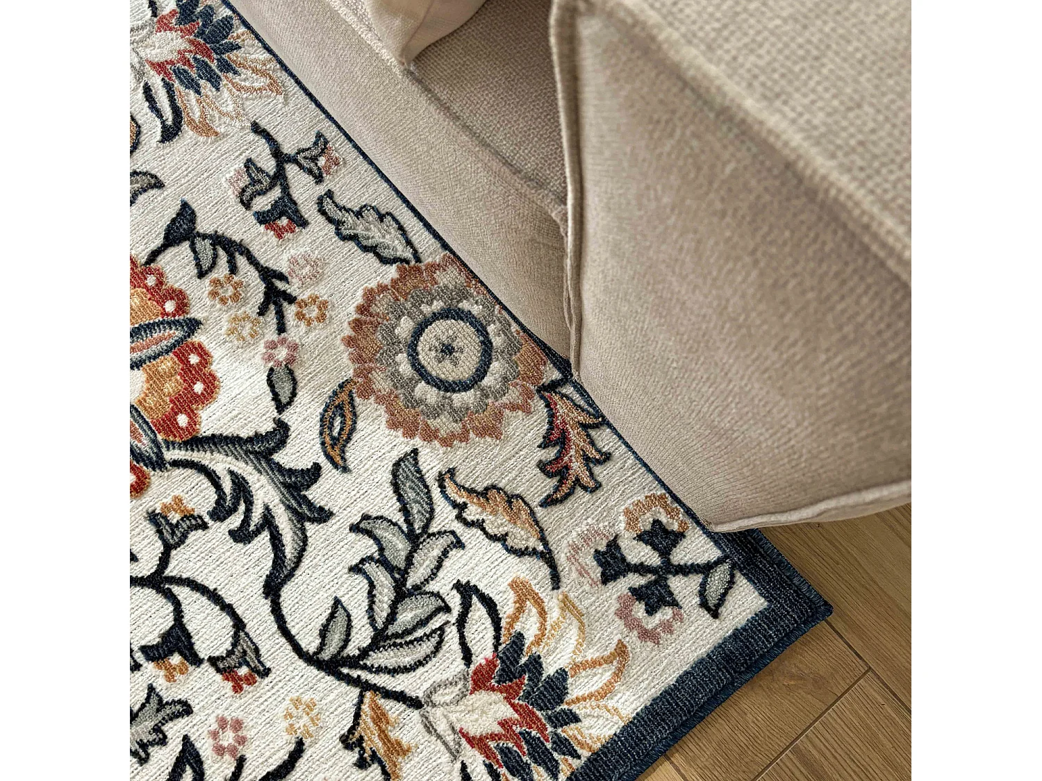 Tapis d'extérieur - 190x290cm - Blanc - Réversible - 100% polypropylène - 1350gr / m² - BRASILIA