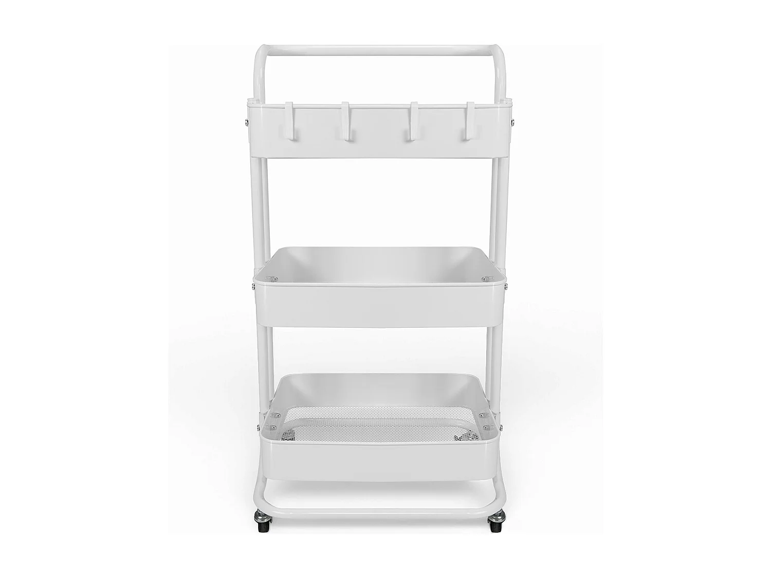 Carrellino cucina portaoggetti carrellino con ruote salvaspazio – Leo