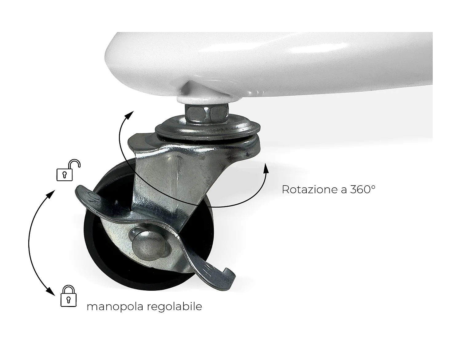 Carrellino cucina portaoggetti carrellino con ruote salvaspazio – Leo