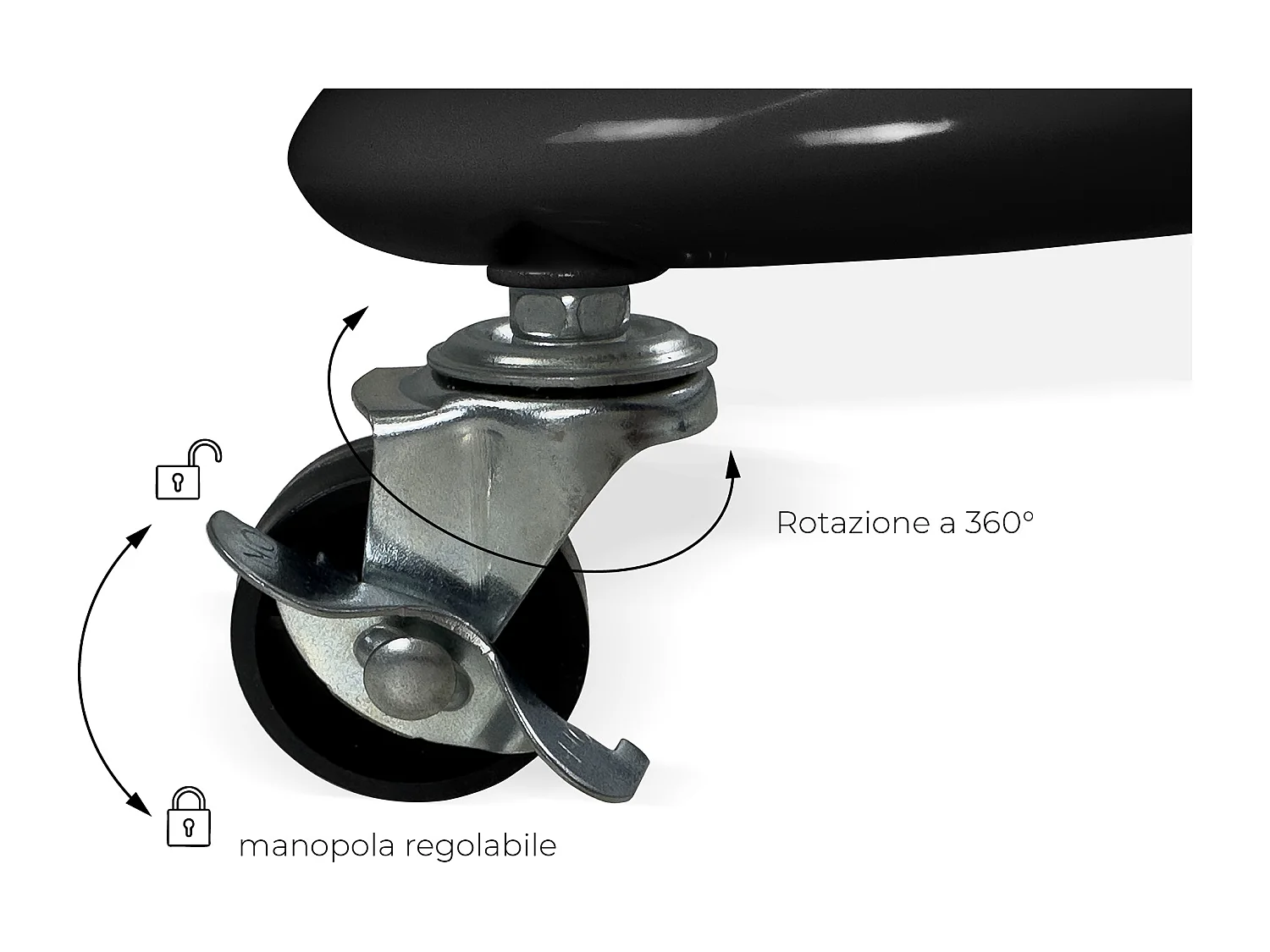 Carrellino cucina portaoggetti carrellino con ruote salvaspazio – Leo