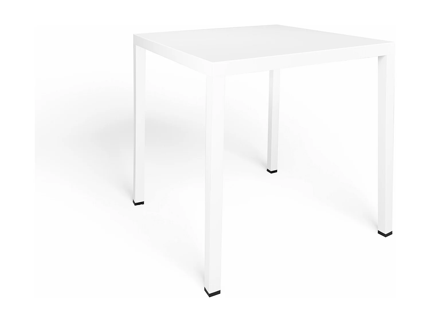 Tavolo da esterno 70×70 cm tavolo da giardino bianco – Alan