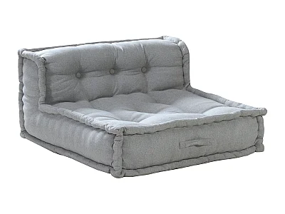 Poltrona in tessuto grigio - DIROLA