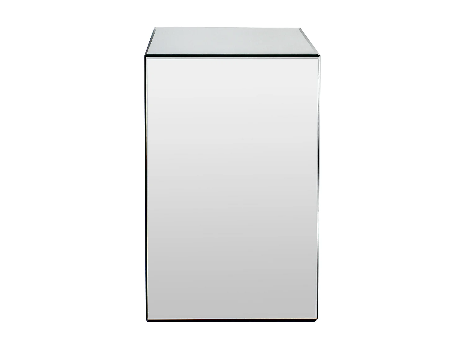 Table d'appoint en MDF et miroir - LAZURIO