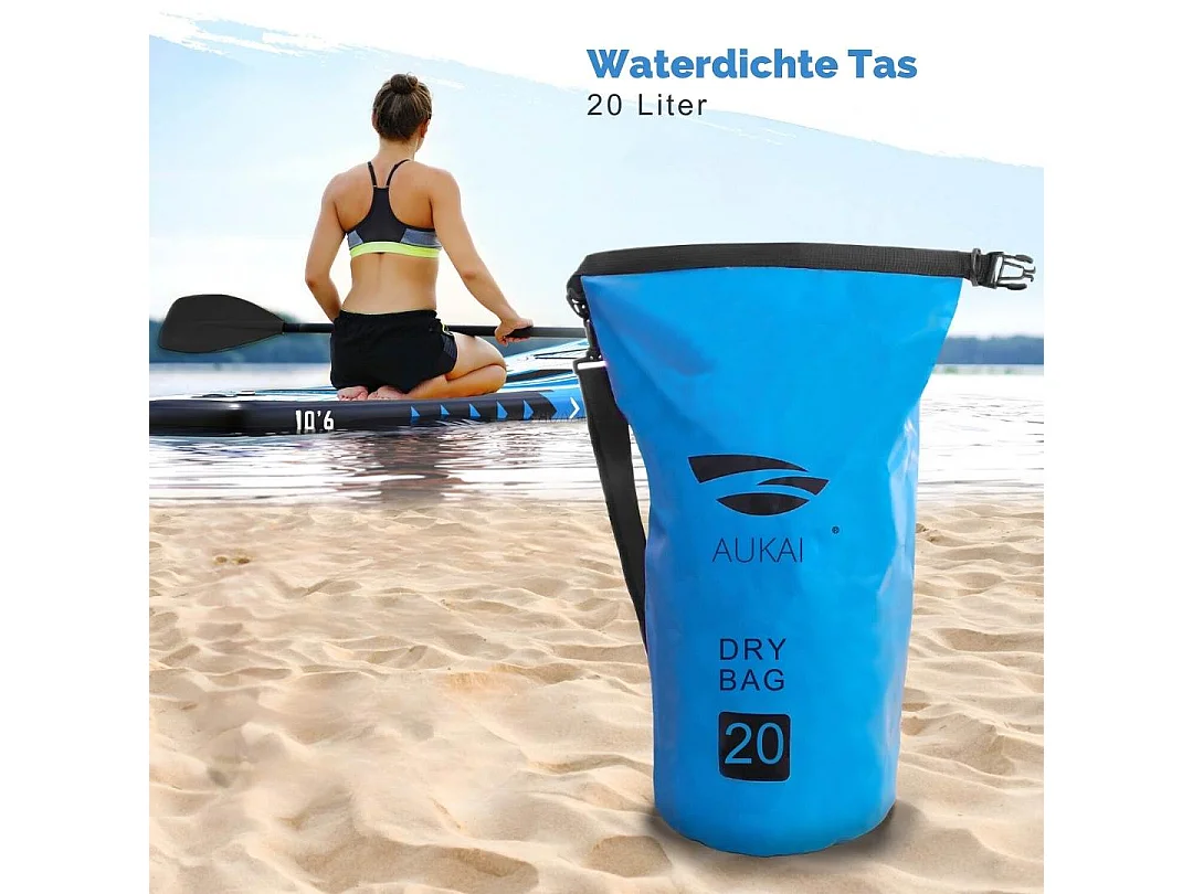 Floraya - Supboard Ocean - 320 cm - Turquoise - Avec pagaie de kayak + siège