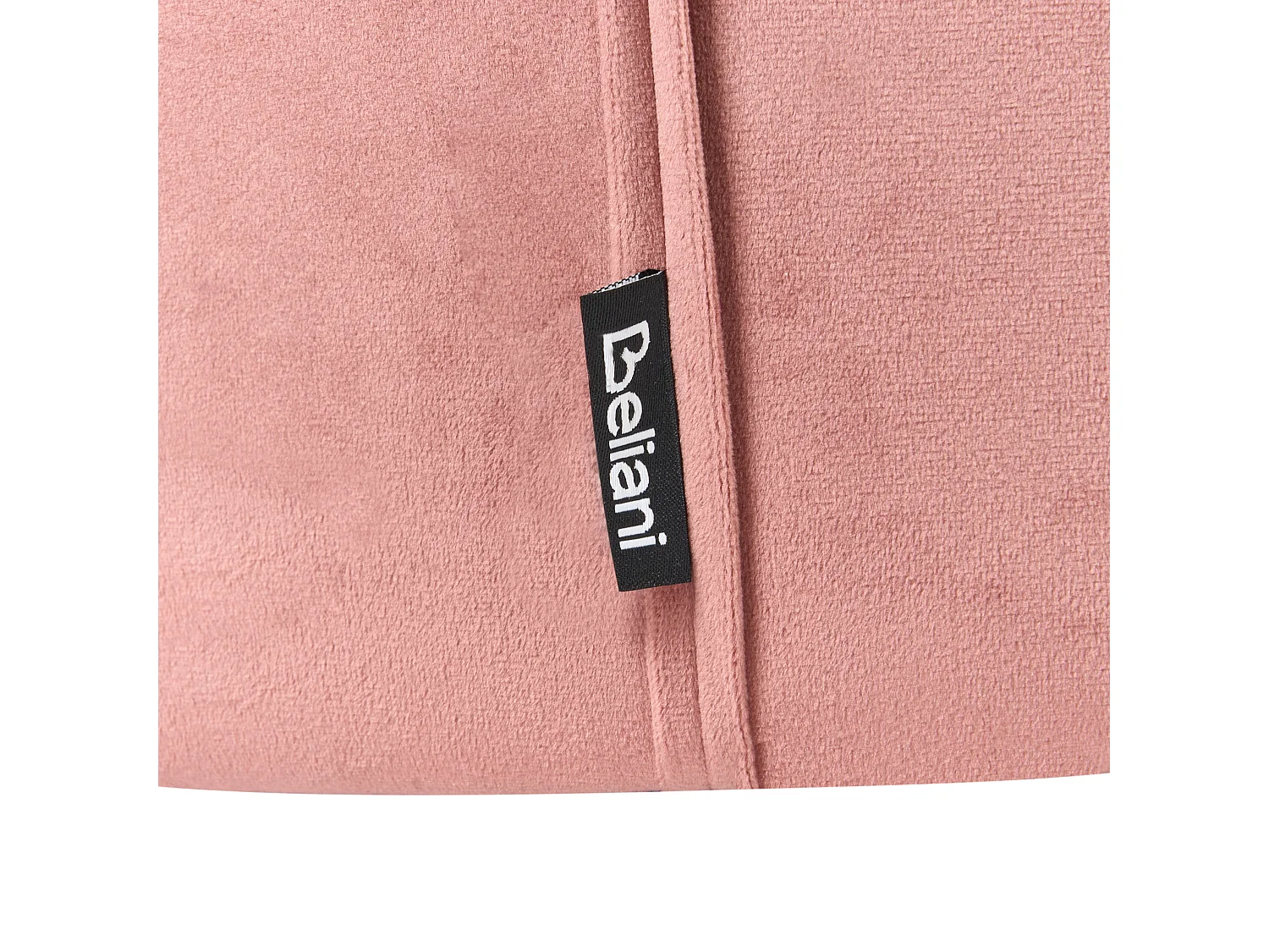 Pouf Hocker Samt rosa rund ⌀ 40 cm Polsterhocker 43 cm hoch Sedona